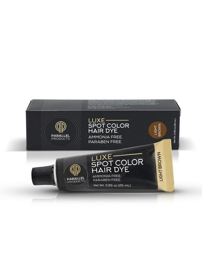 PARALLEL PRODUCTS Luxe Color (Light Brown) Cream Hair Dye 25Ml Tint For Professional Spot Coloring Covers Grey Hair Root Touchup - Image 1