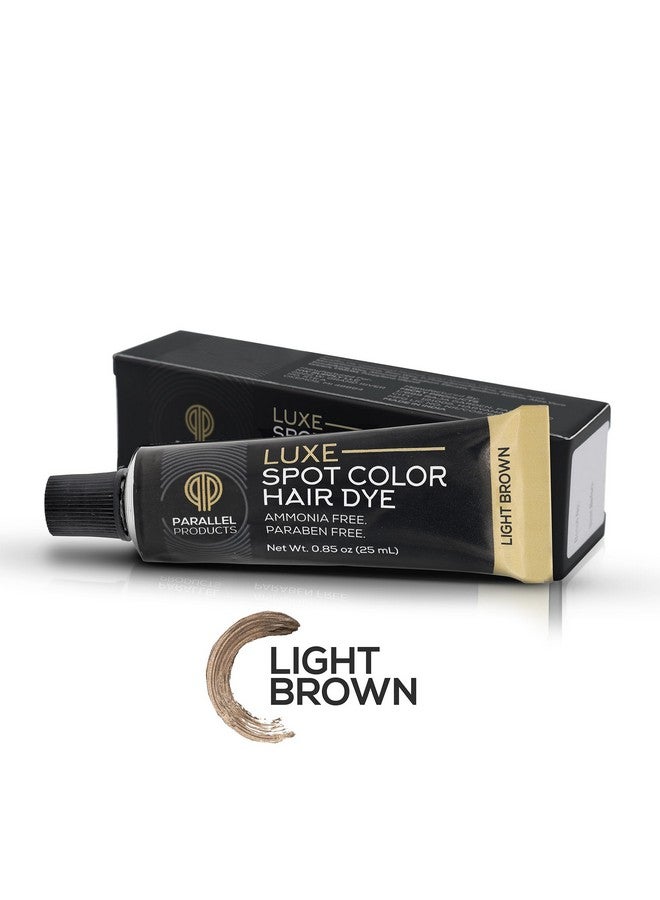 PARALLEL PRODUCTS Luxe Color (Light Brown) Cream Hair Dye 25Ml Tint For Professional Spot Coloring Covers Grey Hair Root Touchup - Image 5