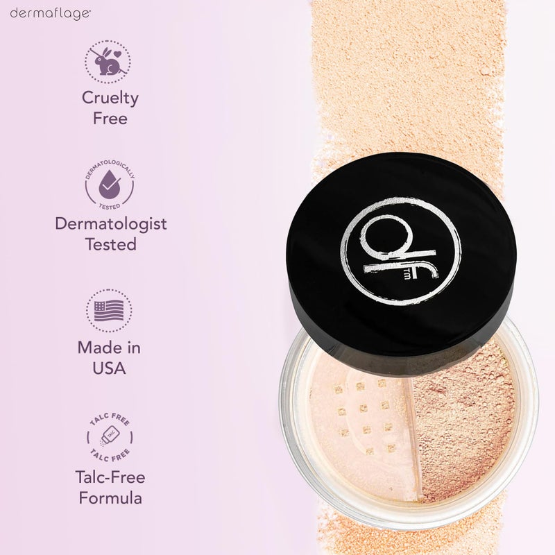 Dermaflage SPF Mineral Powder Sunscreen for Sensitive Skin, All Natural Sunscreen Powder, Broad Spectrum - Image 5