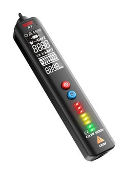 SYOSI Voltage Detector, EBTN LCD 3-Line Display Voltage Tester Pen, Non-contact with Adjustable Sensitivity, Dual Range AC Power Sensor Outlet Socket Circuit Checker, Integrated Multimeter  - Image 1