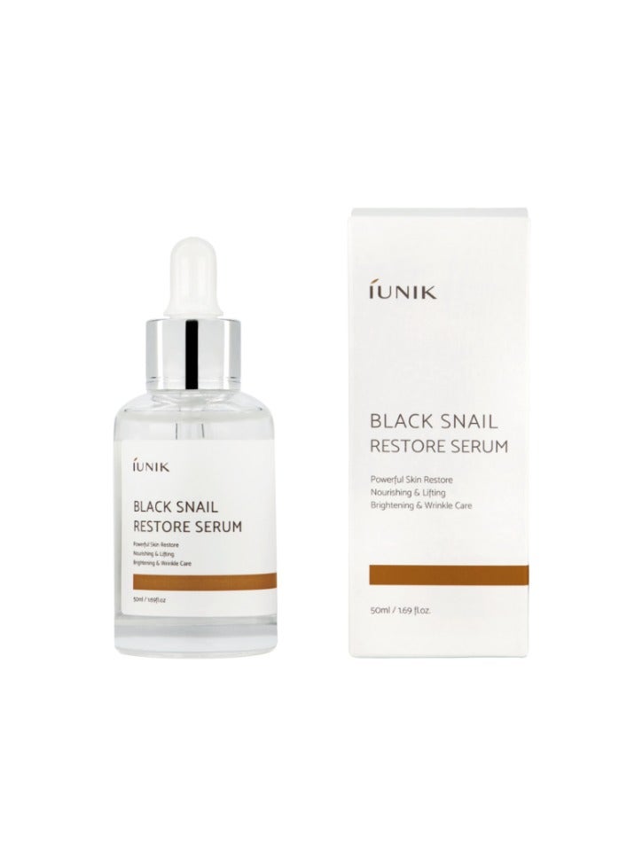 iUNIK Ionic Black Snail Skin Recovery Serum (50ml)