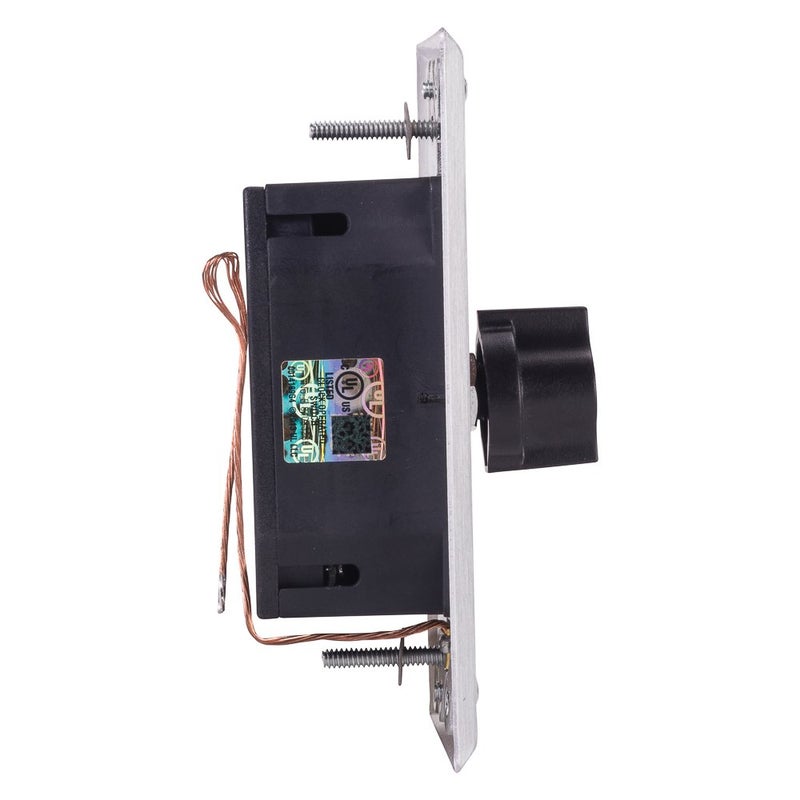 NSI TORK C515M Spring-Wound In-Wall Twist Timer with Commercial Style Metal Plate and 15-Minute Length for Automatic Shutoff of Motors or Lights, #12AWG, Metal-brushed Aluminum - Image 4
