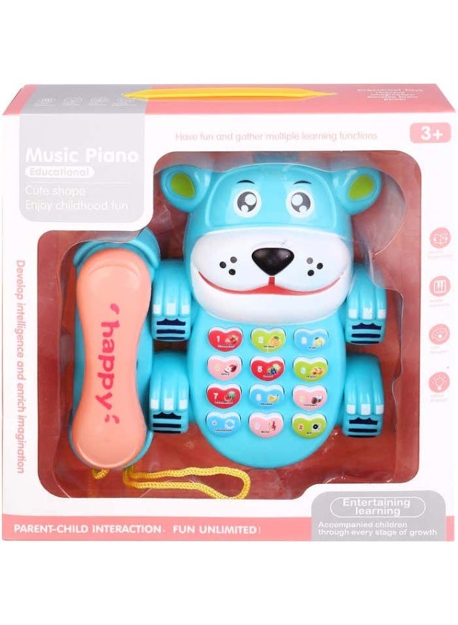 3-in-1 Piano and Telephone Toy for Children - Image 1