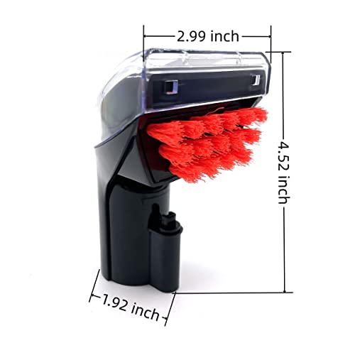 Sionlan 1400B 3in Little Green Machine Brush Replacement parts Compatible For bissell 1400B 3353 3194 2458 3588F 1986 1425 Multi-Purpose Portable Tough Stain Brush Tool Attachments Black （1+2）Pack - Image 4