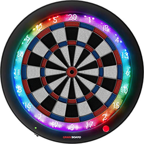 GranBoard GRAN BOARD 3s LED Bluetooth Dartboard(Blue) with Special Bracket - Image 1