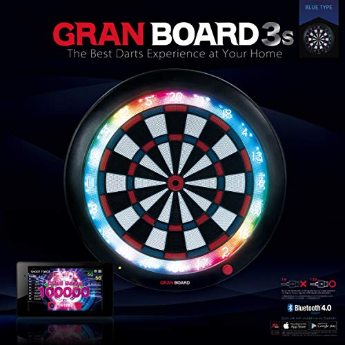 GranBoard GRAN BOARD 3s LED Bluetooth Dartboard(Blue) with Special Bracket - Image 2