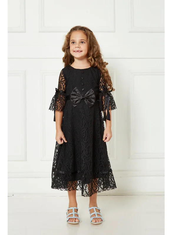 امري Lace Embellished Long Frock