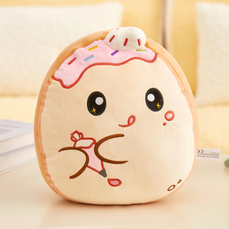 Glow Guards Original 12-Inch Toast Bread Plush Pillow Cute Stuffed Animal Piping Bag Soft Toast Plush Toy Pillow Birthday Gift for Boys Girls Kids  Pastry Chef - Image 4