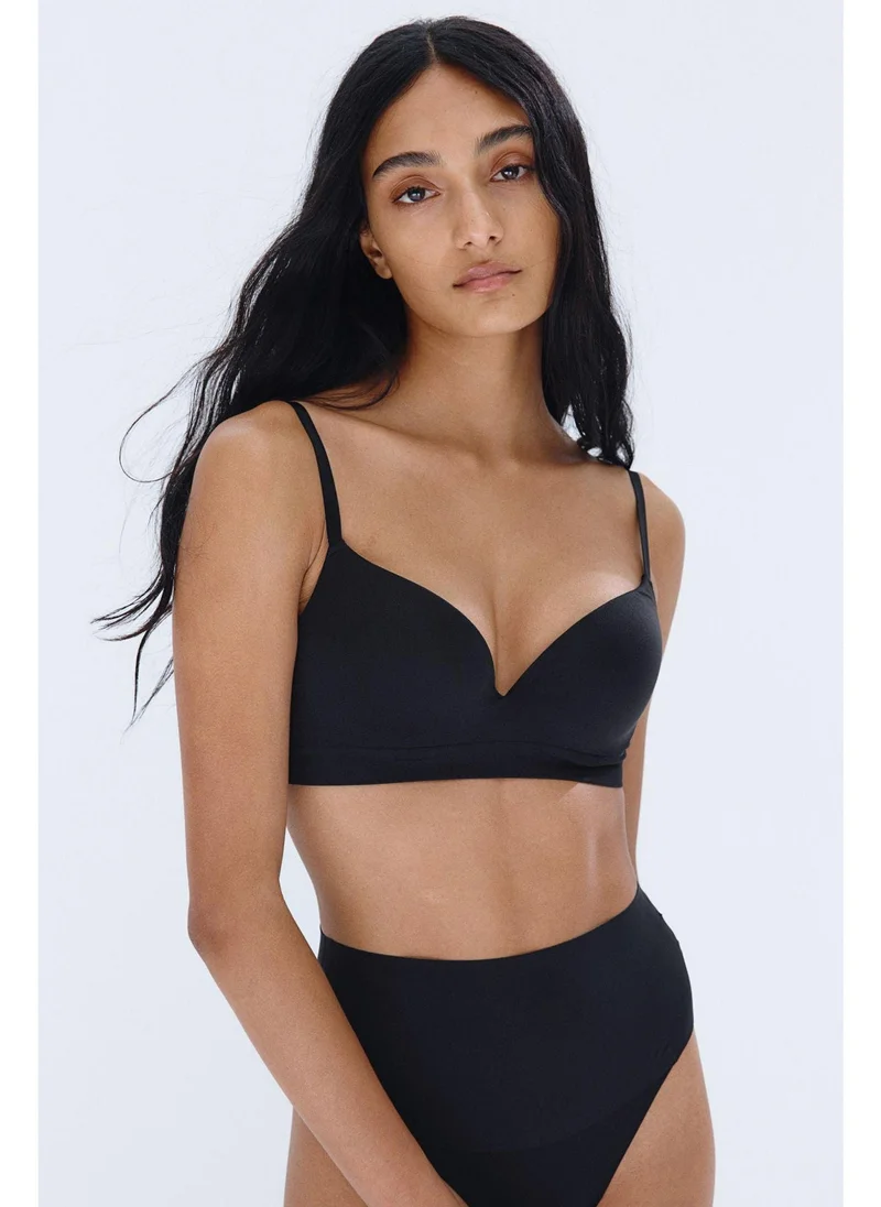 H&M Microfibre super push-up bra