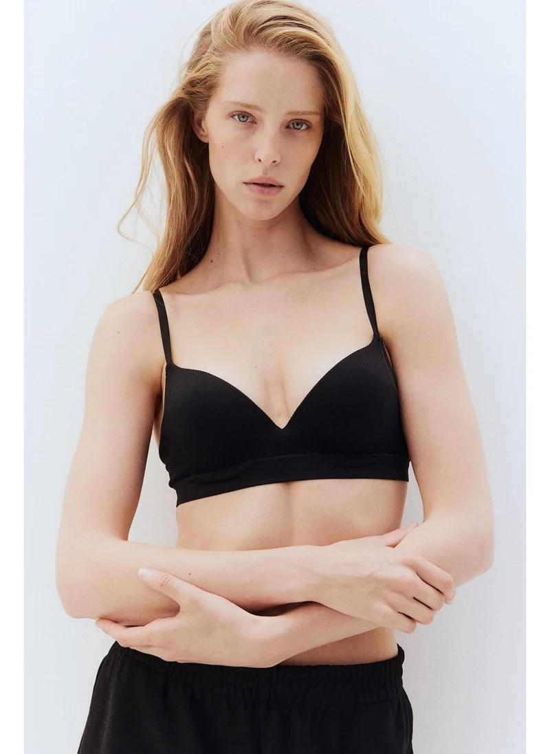 H&M Microfibre super push-up bra