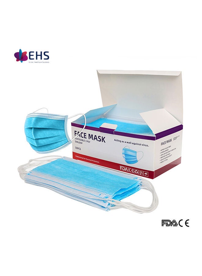 NIBEMINENT 50-Piece EHS 3 Ply Disposable Face Mask - Image 5