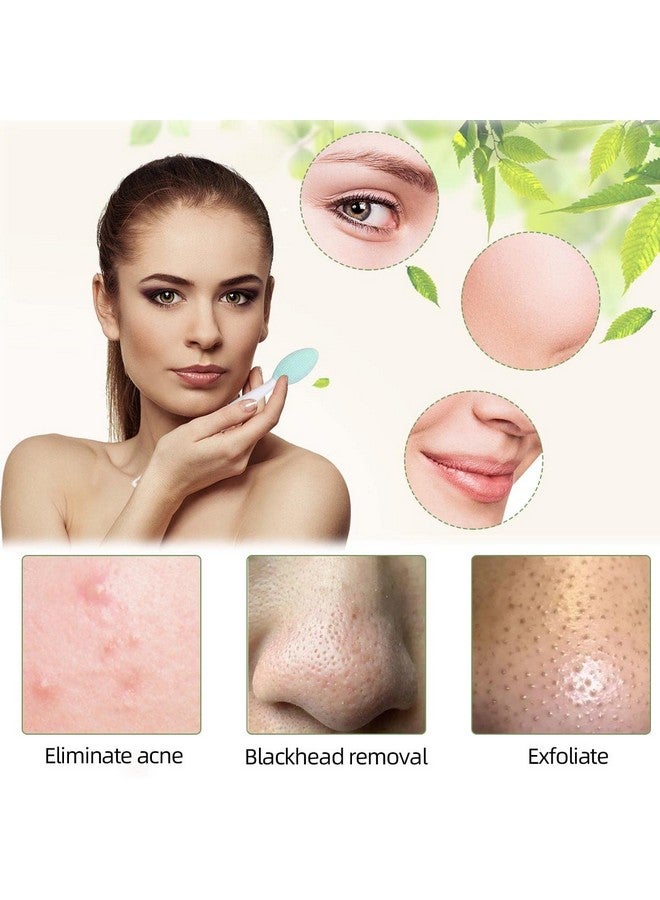 yuntop 10 Pieces Doublesided Silicone Exfoliating Lip Brush Soft Cleaning Tool For Lips Nose Lip Skin Exfoliator Tool For Smoother & Fuller Appearance Lip Scrubber Tool Facial Cleansing Brush (Mixed Colors)  - Image 5