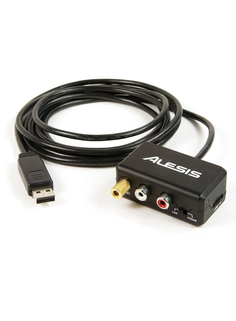 Alesis Phono to PC Cable