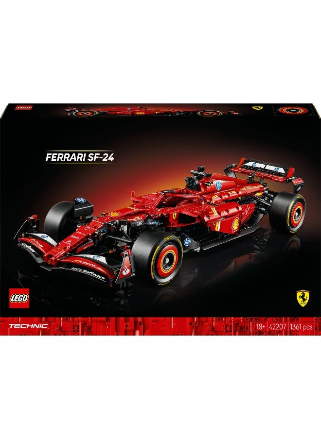LEGO LEGO Technic Ferrari SF-24 F1 Car Model 42207 Building Set (1361 Pieces)  - Image 2