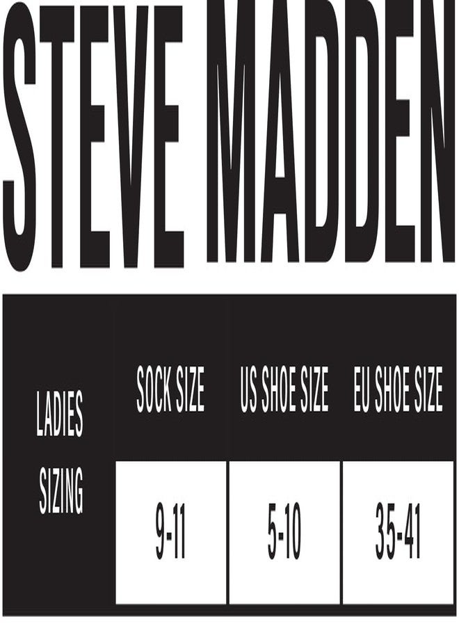 ستيف مادن خلخال ستيف مادن النسائي ذو الحواف المضلعة، 5 قطع، أبيض، مقاس 9-11 - Image 5