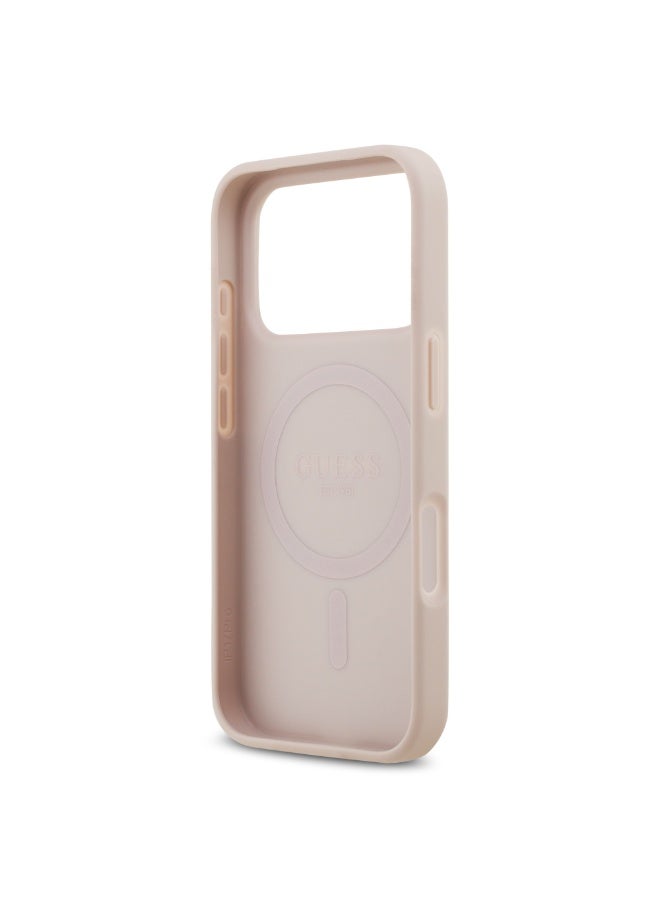 iPhone 17 Pro MagSafe 4G PU Leather Case With Classic Logo / Magsafe Compatible / Ultra Slim / lightweight design / Easy Installation - Pink image 8