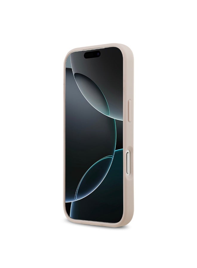 GUESS iPhone 17 Pro  MagSafe 4G PU Leather Case With Classic Logo /  Magsafe Compatible / Ultra Slim / lightweight design / Easy Installation - Pink - Image 5