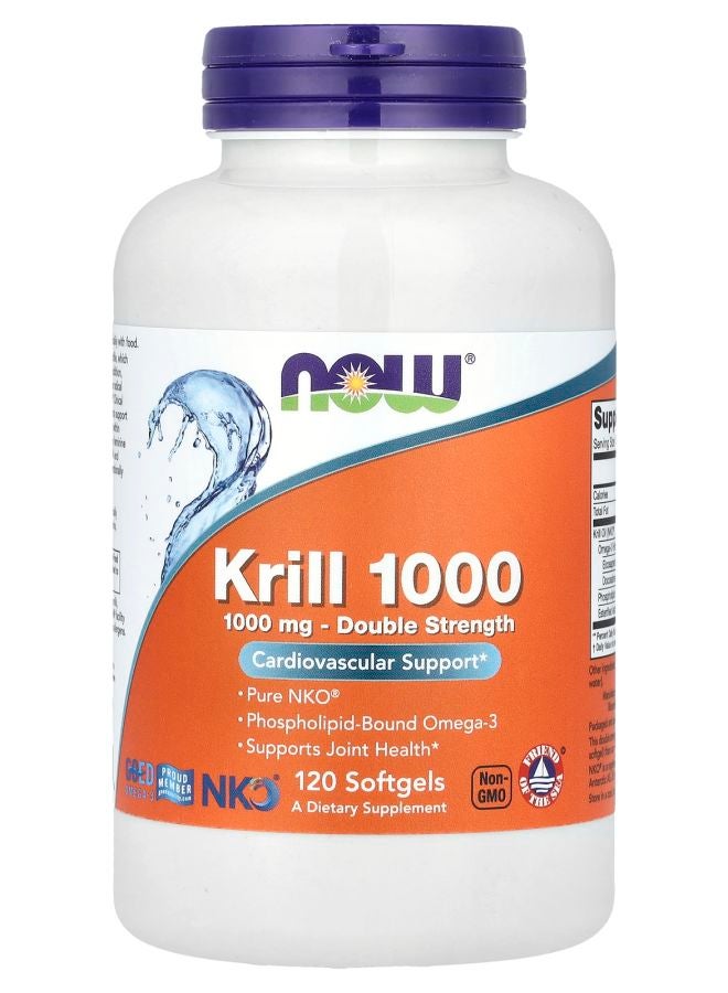now Krill 1000 120 Softgels