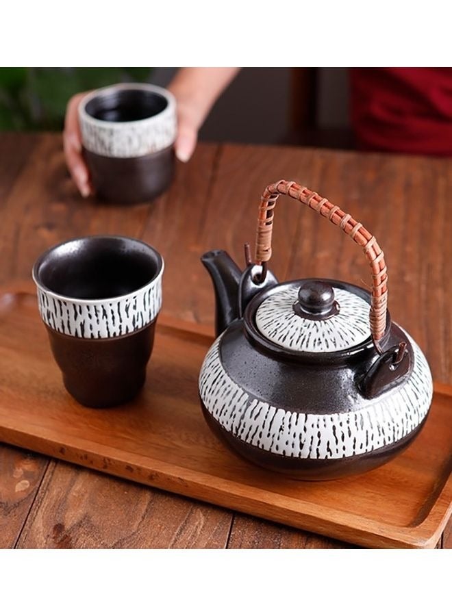 HOOPZOZA Ceramic Coffee Cup Mug for Tea Cup Handmade Stoneware Mug 200ML - Image 2