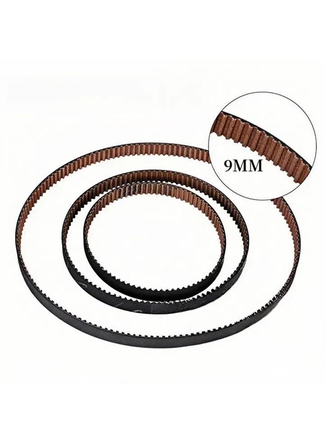 محرك سير توقيت 9 مم، نسخة مطورة من سير التوقيت غير قابلة للانزلاق، استبدال سير التوقيت للسيارات، مناسب للطابعات ثلاثية الأبعاد ومعظم الطابعات التي تعمل بالسير - Image 2