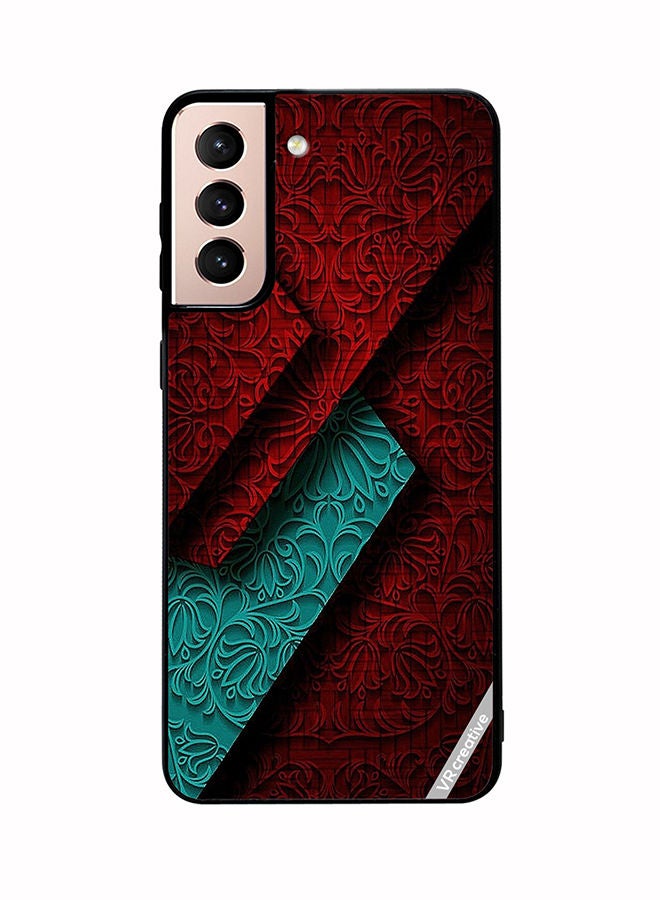 VR CREATIVE Protective Case Cover For Samsung Galaxy S21 5G Texture Design Multicolour - Image 1