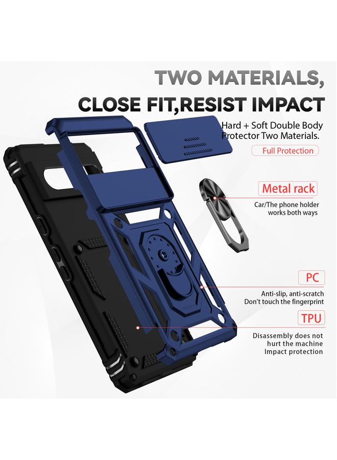 Green Tiger Case For Google Pixel 7 5G Sliding Camshield Holder Phone Case - Image 3