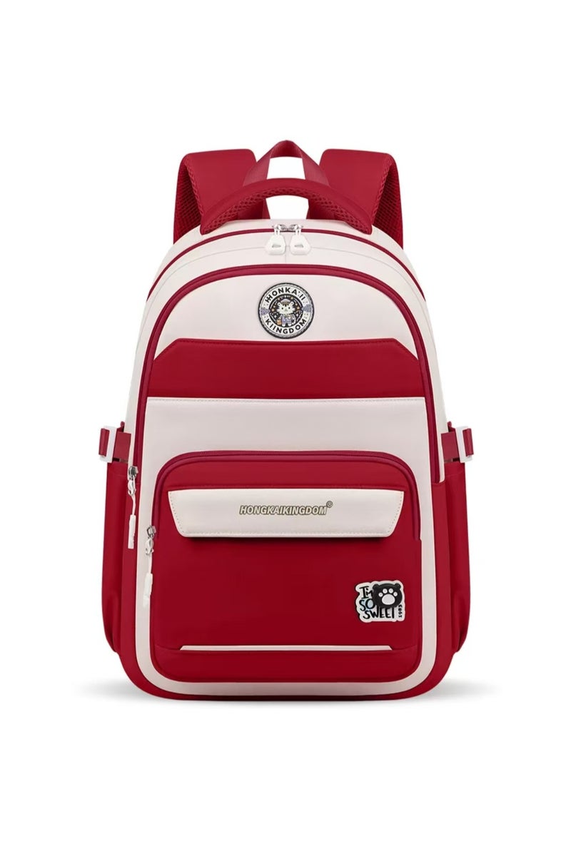 HK New Student Backpack Nilen Fashionable High Beauty Multifunctional Backpack, Suitable for Girls, Primary and Secondary School Students, Large Capacity Backpack - Image 2