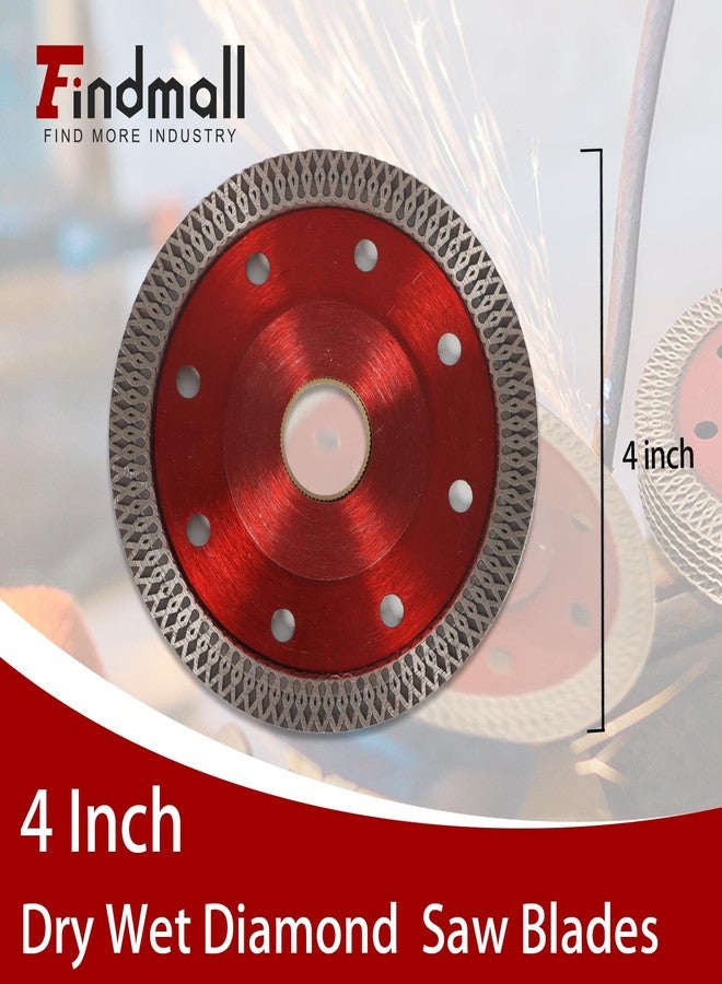 findmall 5Pcs 4 Inch Super Thin Dry Wet Diamond Porcelain Saw Blades Ceramic Cutting Disc Wheels for Cutting Ceramic Tile Porcelain Granite Marbles - Image 5