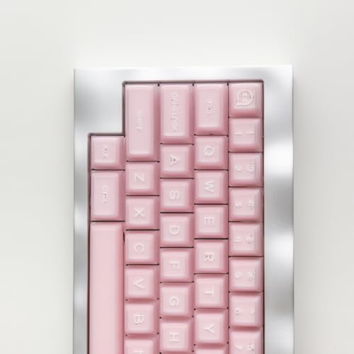 REDQIN ULTRAEQUIP Keycap Set Pink Jade, 160 Keys RSA Profile PBT Keycaps Double Shot Translucent Custom Set with Split 7U Spacebar for Alice ISO ANSI 60, 75, 80, 95, 100% Mechanical Keyboard - Image 2
