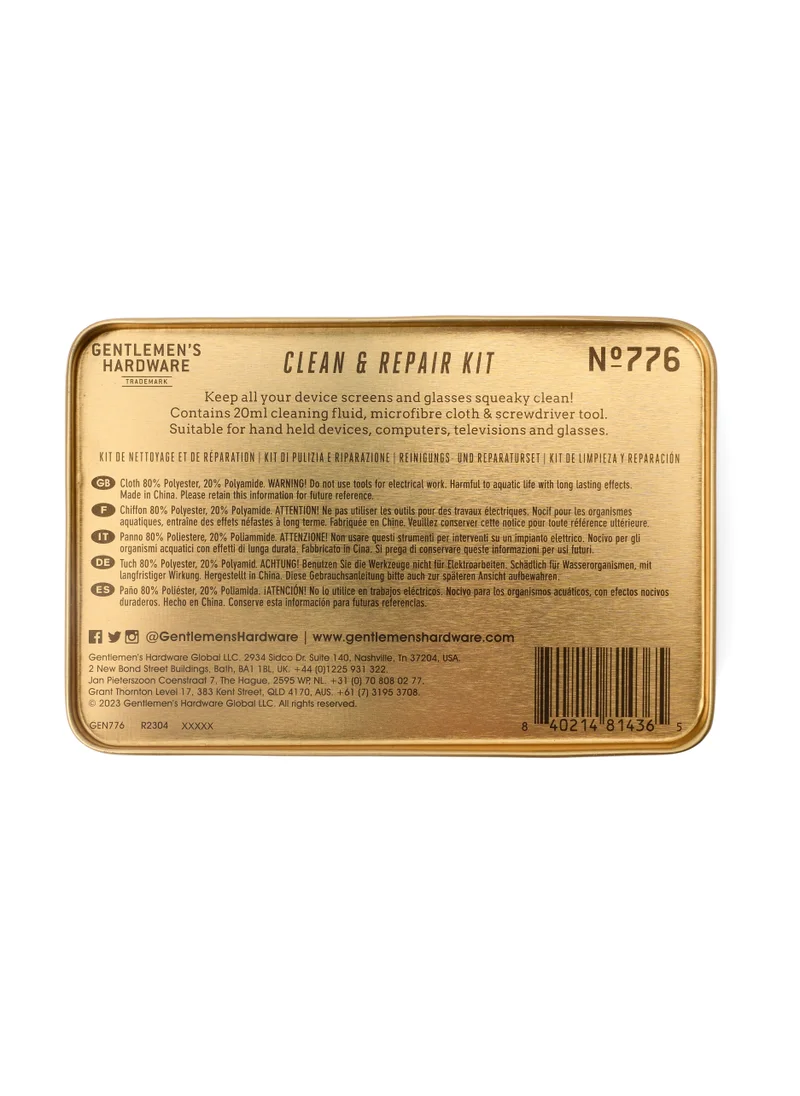 GENTLEMEN'S HARDWARE Squeaky Clean & Repair Kit