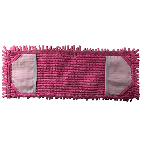 Crownish Home Cleaning Mop Microfiber Pad for Flat Mop Plain Refill (Length =40 cm Width =12 cm/Size) - Set of 2 (2) - Image 3