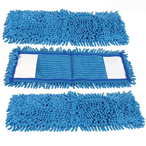 Crownish Home Cleaning Mop Microfiber Pad for Flat Mop Plain Refill (Length =40 cm Width =12 cm/Size) - Set of 2 (2) - Image 4