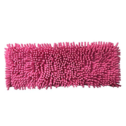 Crownish Home Cleaning Mop Microfiber Pad for Flat Mop Plain Refill (Length =40 cm Width =12 cm/Size) - Set of 2 (2) - Image 2