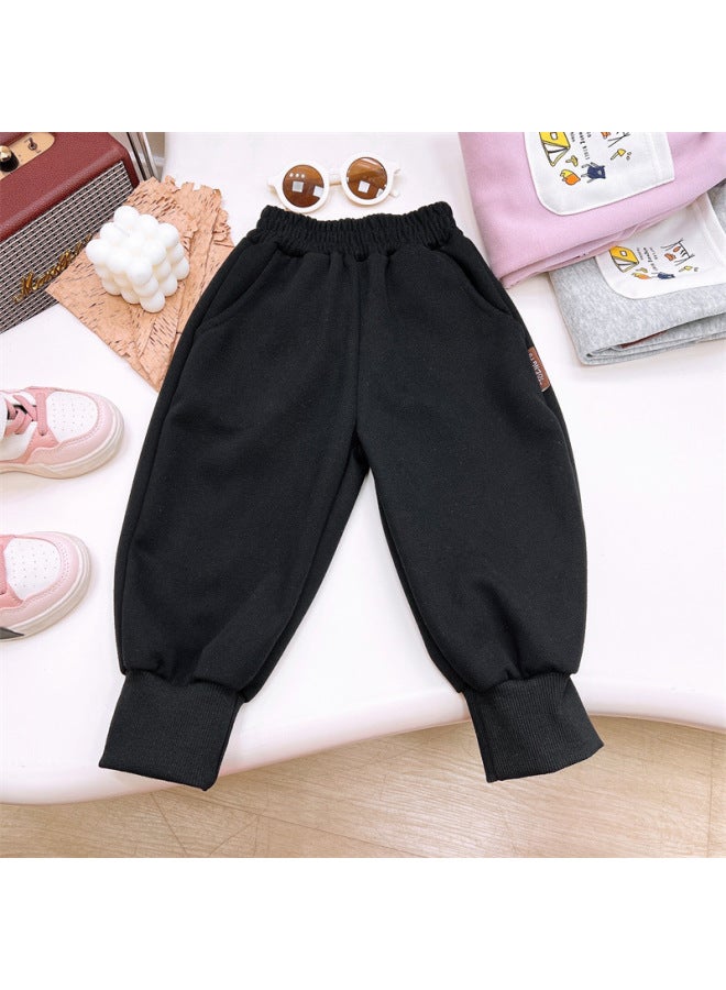 Spring New Children's Casual Pants Boys' And Boys' Loose Sports Tilt Pants Children's Cotton Class A Children's Wear