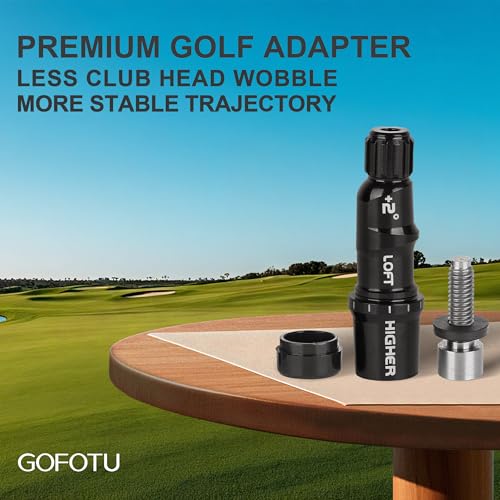 Gofotu Golf Shaft Adapter Sleeve .335 Tip Driver Fairway RH Compatible with Taylormade M1 M2 M3 M4 M5 M6 SIM SIM2 R15 QI10, Qi35 Stealth2, Stealth,BRNR Mini Driver Black - Image 2