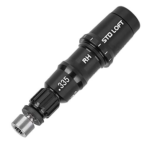 Gofotu Golf Shaft Adapter Sleeve .335 Tip Driver Fairway RH Compatible with Taylormade M1 M2 M3 M4 M5 M6 SIM SIM2 R15 QI10, Qi35 Stealth2, Stealth,BRNR Mini Driver Black - Image 1