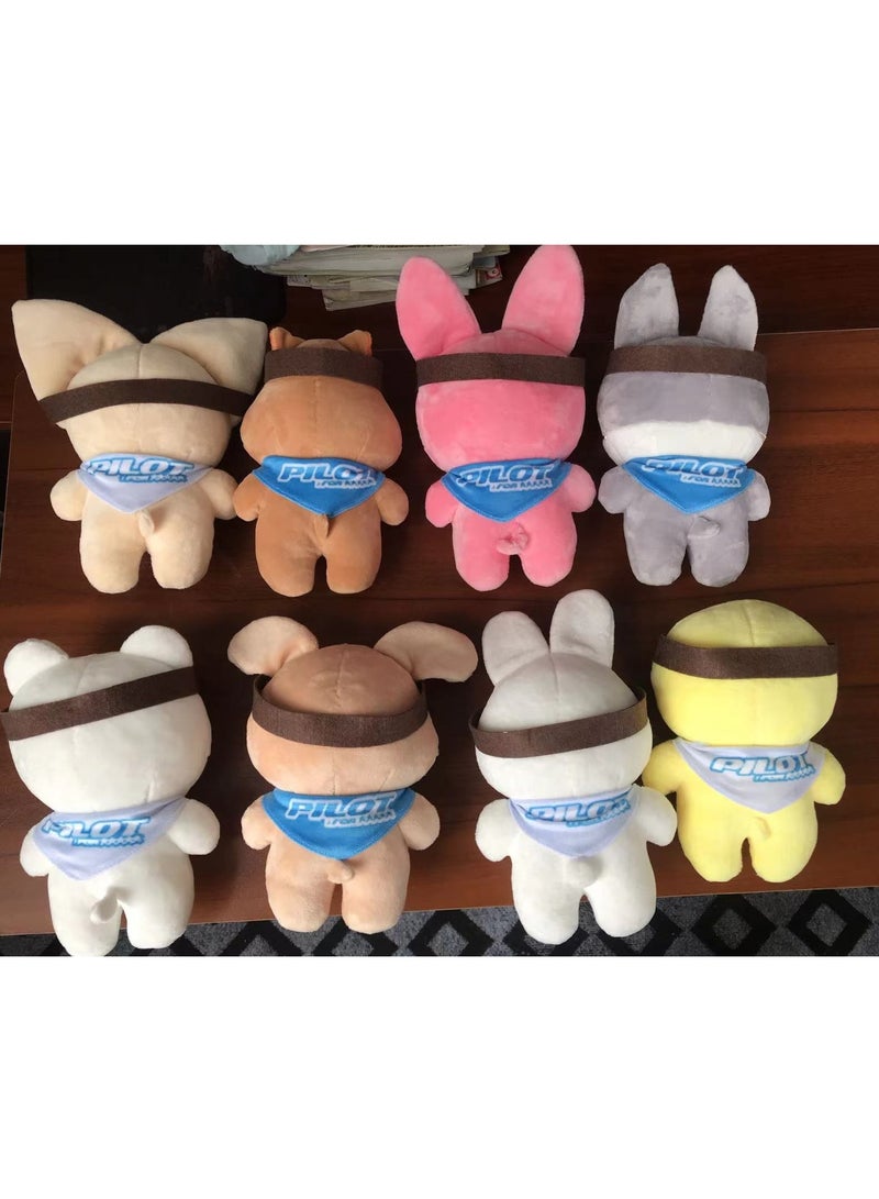 NIBEMINENT 8 Piece Skzoo Plush Toy Stray Kids-20cm - Image 5