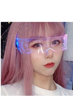 Generic Led Glasses Light Up Glasses Led Visor Glasses Many  Colors , Luminous Glasses forCosplay Party Bar  - Image 4