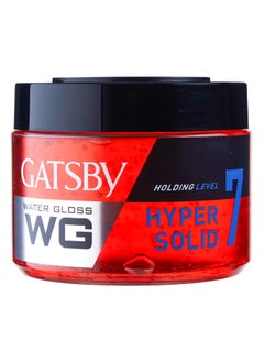 GATSBY Gatsby Water Gloss - Hyper Solid Wet Look Hair Gel Shine Effect Long Lasting Hold Non Sticky Easy Wash Off Holding Level 7 300gm  - Image 1