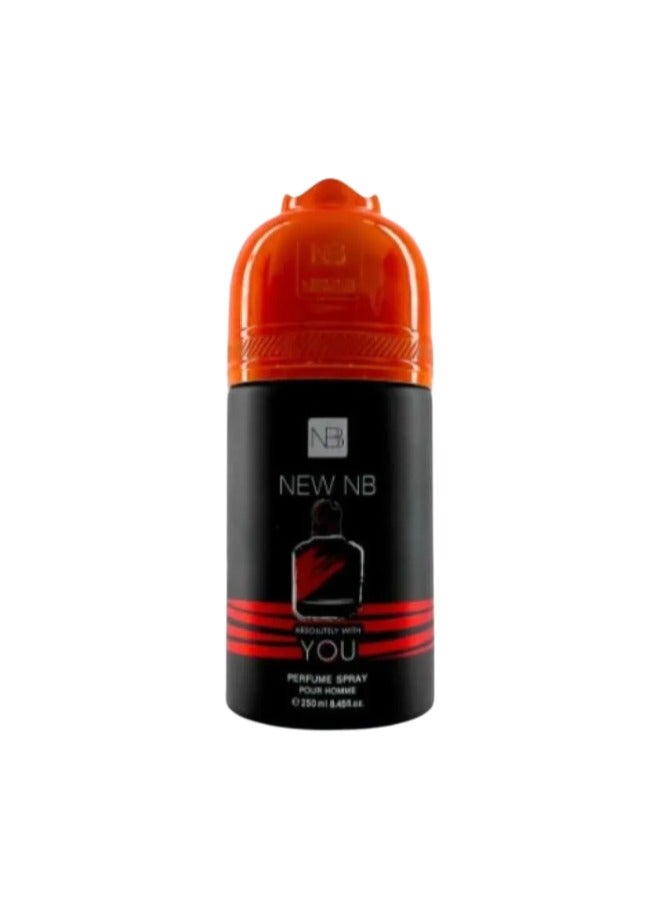 NEW NB Unbranded Absolutely With You Deodorant Perfume for Women - 250ml - Image 1