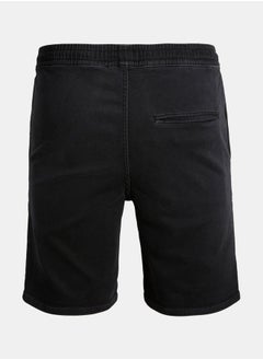 JACK & JONES Drawstring Waistband Washed Denim Shorts  - Image 2