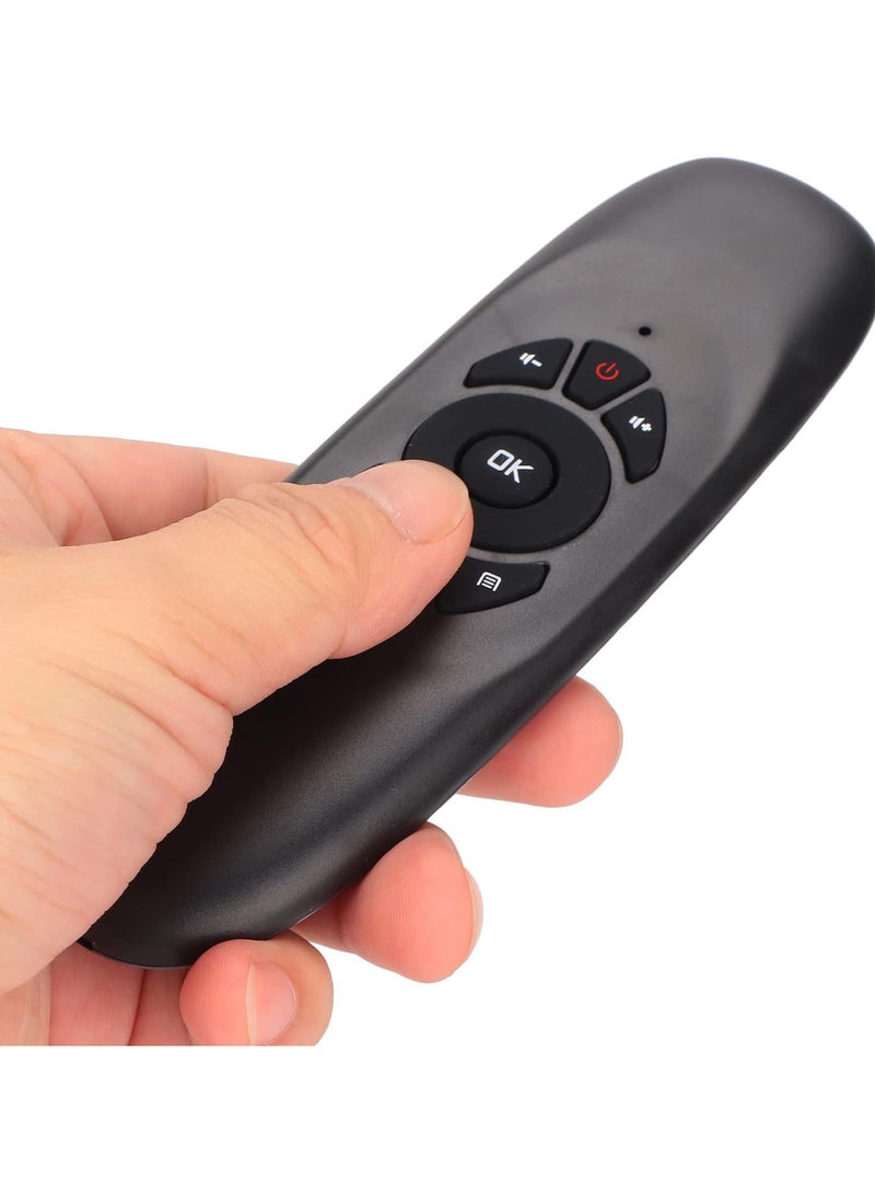 TV Remote Air Mouse, 2.4GHz Connection Air Remote Keyboard Mouse Wireless USB Receiver Air Mouse Remote Multifunction PC Remote Control for TV/Tablet PC/Game Console, Plug and Play