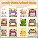 AuroTops 24 Pack Farm Animal Finger Puppets with Unique Cards Valentine Party Favors for Boys Girls Kids Exchange Valentines Gifts - Image 4