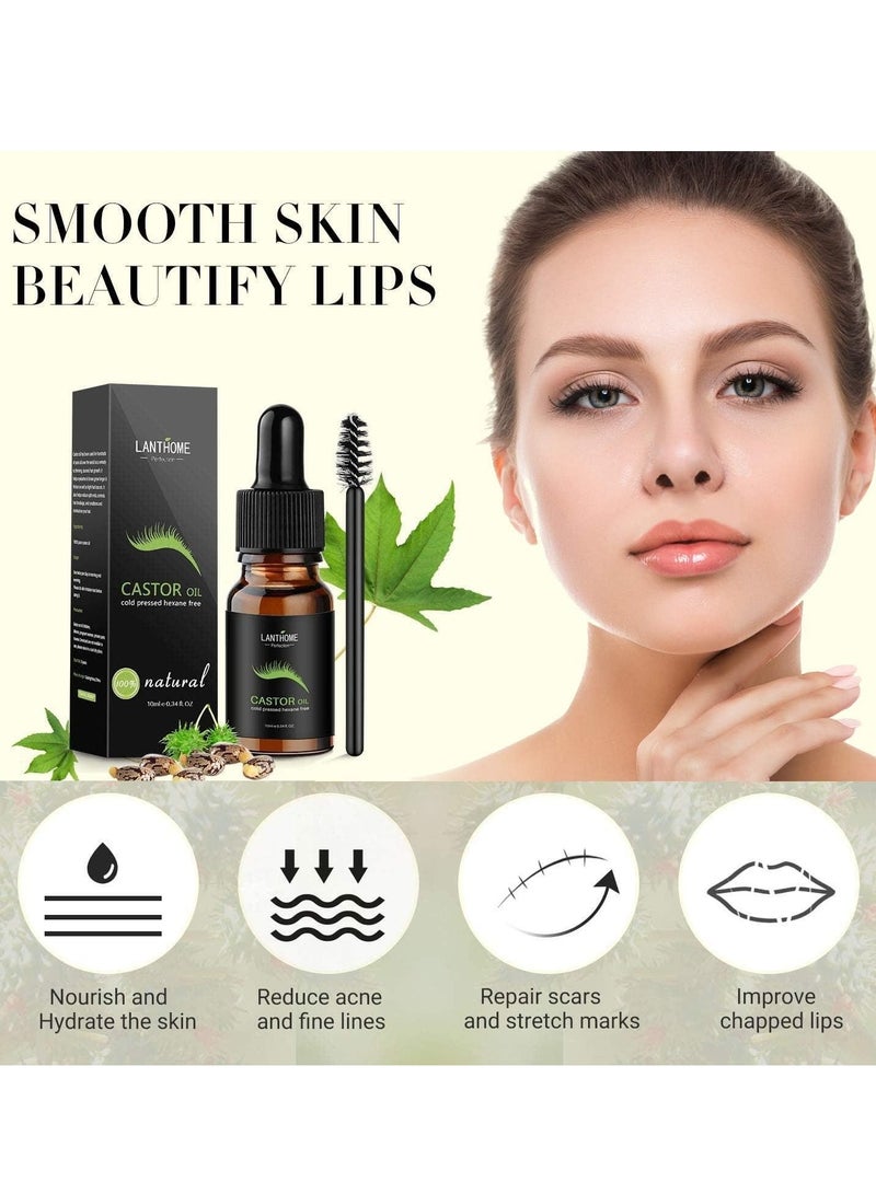 Lanthome Castor Oil Eyelash Growth Enhancing Clear 10ml  - Image 2