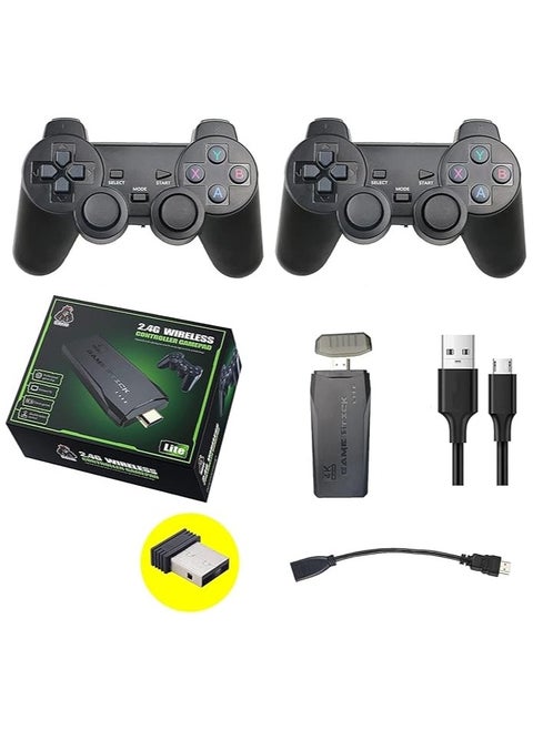 Portal AE Game Console with Dual 2.4G Controllers Plug & Play Video Game Stick Games, Emulators,Great Gift for Adults and Kids (32G)