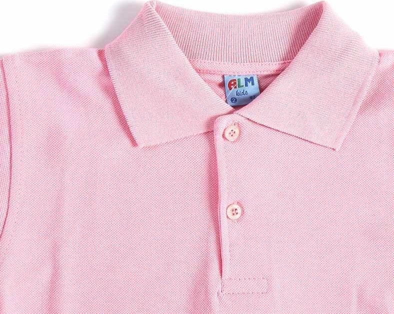 Alm Pink Short Sleeve School Kids Lakos T-Shirt - 80238-003  - Image 3