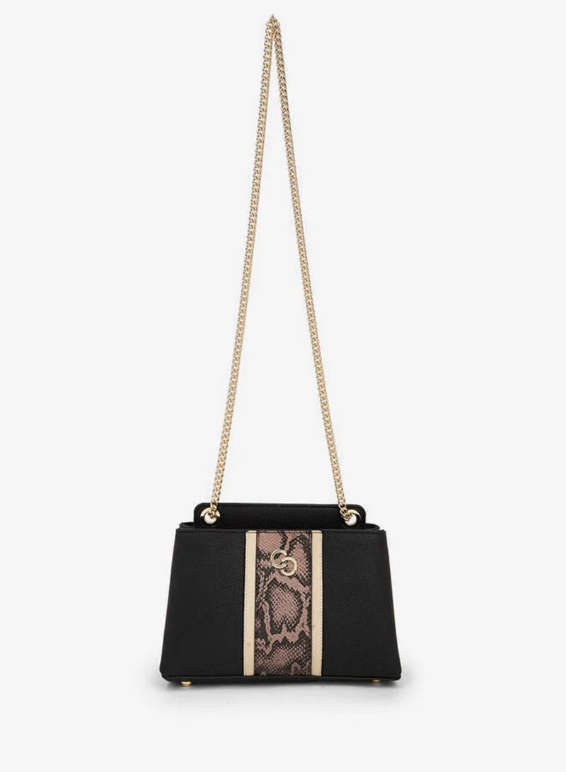 Celeste Printed Crossbody Bag With Chain Strap