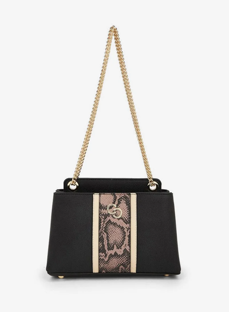 Celeste Printed Crossbody Bag With Chain Strap