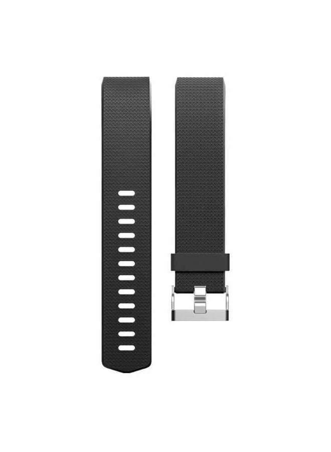 Fitbit Charge 2 Accessory Silicone Band Small Black - Image 1