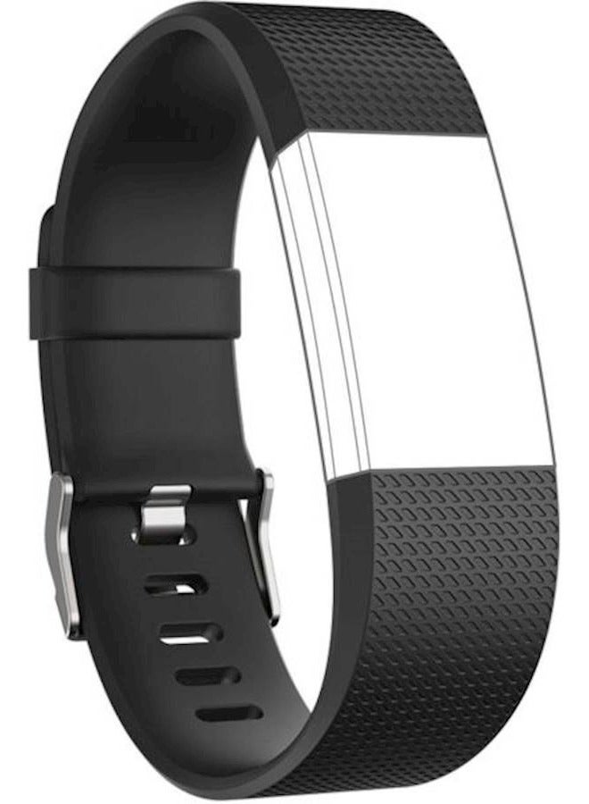 Fitbit Charge 2 Accessory Silicone Band Small Black - Image 2